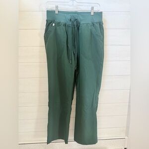 PEELZ Dark Green Scrub Pants - Small